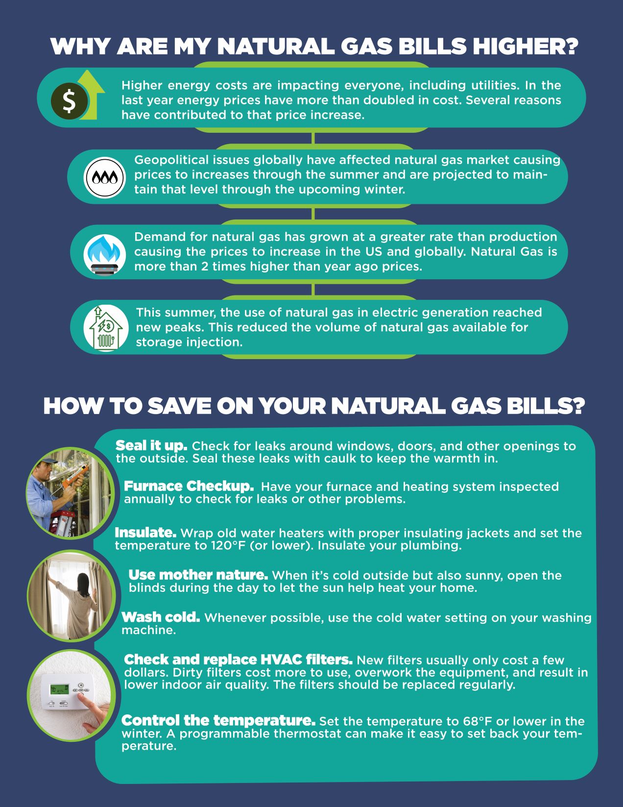 Why are my natural gas bills higher?